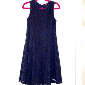 Net Zuni’s girls navy lace dress